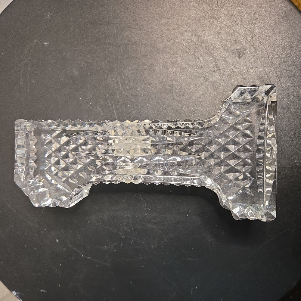 Waterford Crystal Number 1 Paperweight Signed 5"